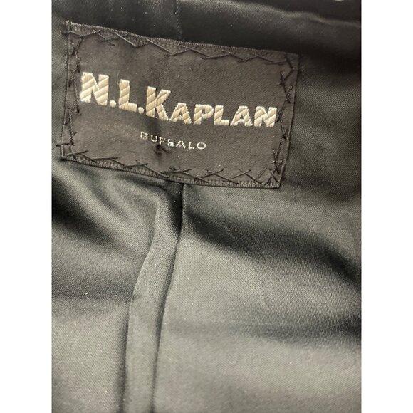 N.L Kaplan Women’s Black Persian Lambswool & Fur Bolero jacket Size M - Picture 15 of 15